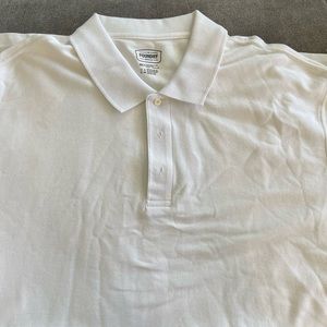 Mens white polo